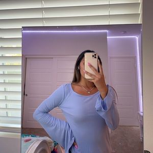 Lavender Hollister Long sleeve 80’s style